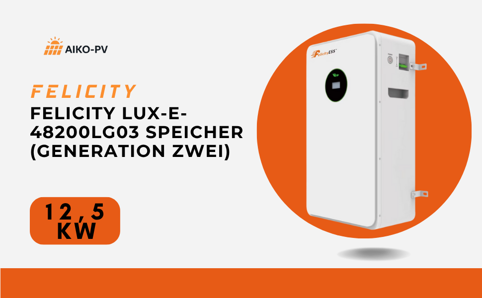 Felicity Lux-E-48200LG03 – 12,5 kWh Wandspeicher (Generation 2)