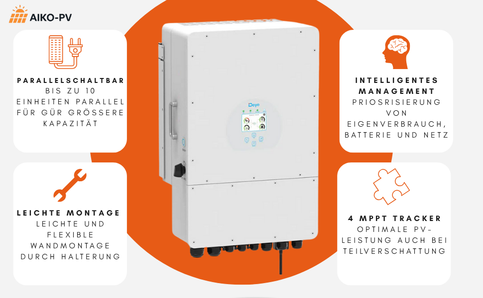 Deye Hybrid Wechselrichter SUN-20K-SG05LP3-EU-SM - 20 kW 48 V