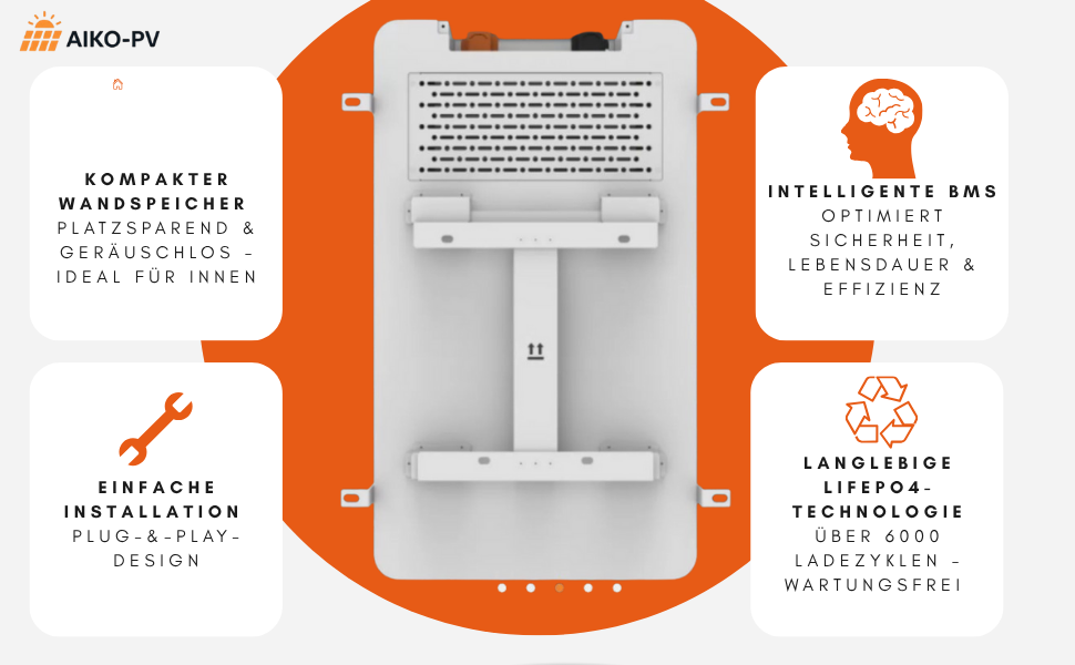 Felicity Luxpower LUX-E-48200LG03 - LIFEPO4 Solarstromspeicher | Wandspeicher | 10,5 KwH