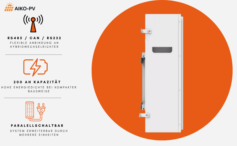 Felicity Luxpower LUX-E-48200LG03 - LIFEPO4 Solarstromspeicher | Wandspeicher | 10,5 KwH
