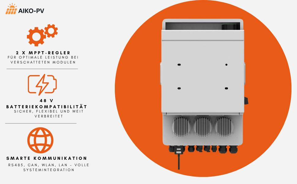 Deye SUN-12K-SG04LP3-EU – 12 kW Dreiphasiger Hybrid-Wechselrichter