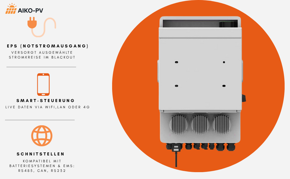 Deye Hybrid Wechselrichter SUN-20K-SG05LP3-EU-SM - 20 kW 48 V