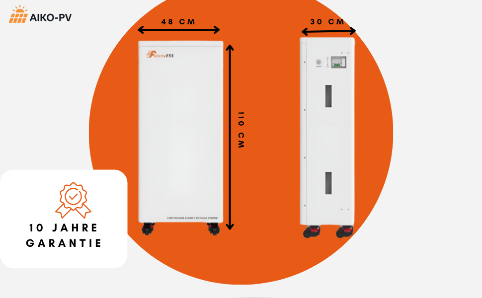 Felicity FLA48300 – 15 kWh LiFePO4 Stromspeicher (300 Ah)