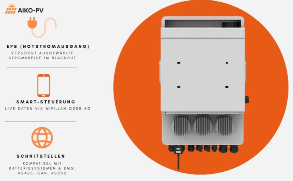 Deye SUN-20K-SG05LP3-EU-SM2 – 20 kW Hybrid-Wechselrichter